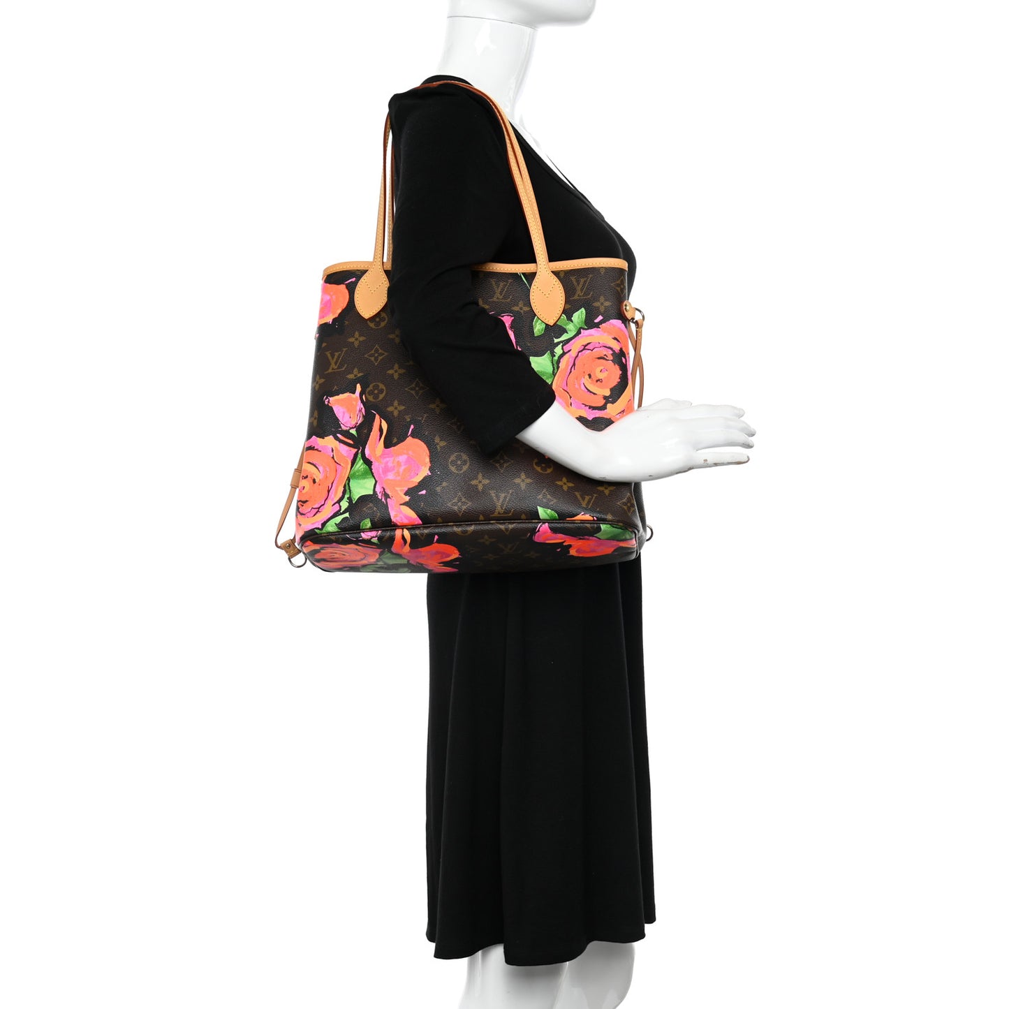 Monogram Roses Neverfull MM