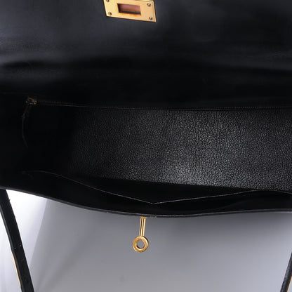 Hermes Box Kelly Retourne 32 Black 8 of 30