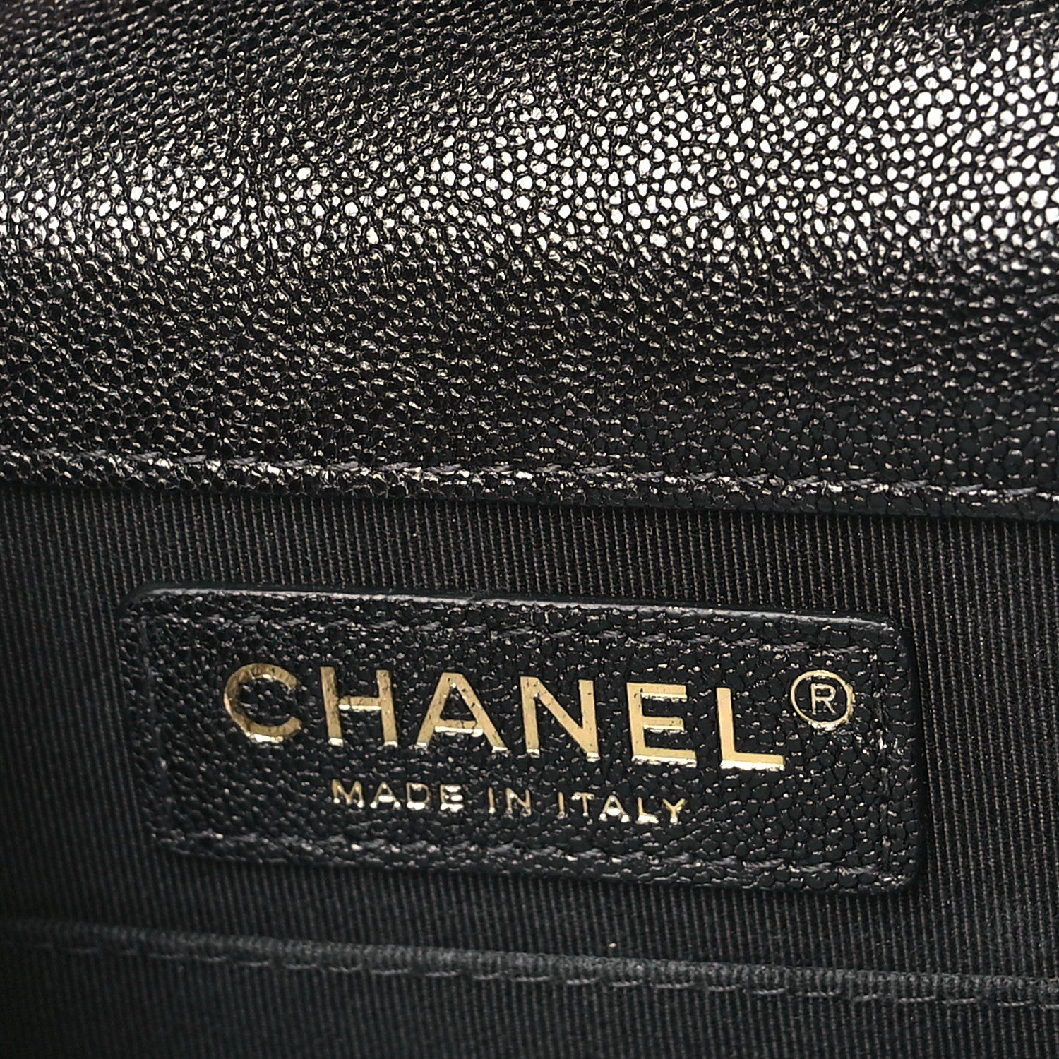 Chanel Caviar Quilted North South Boy Flap Black 6 of 9