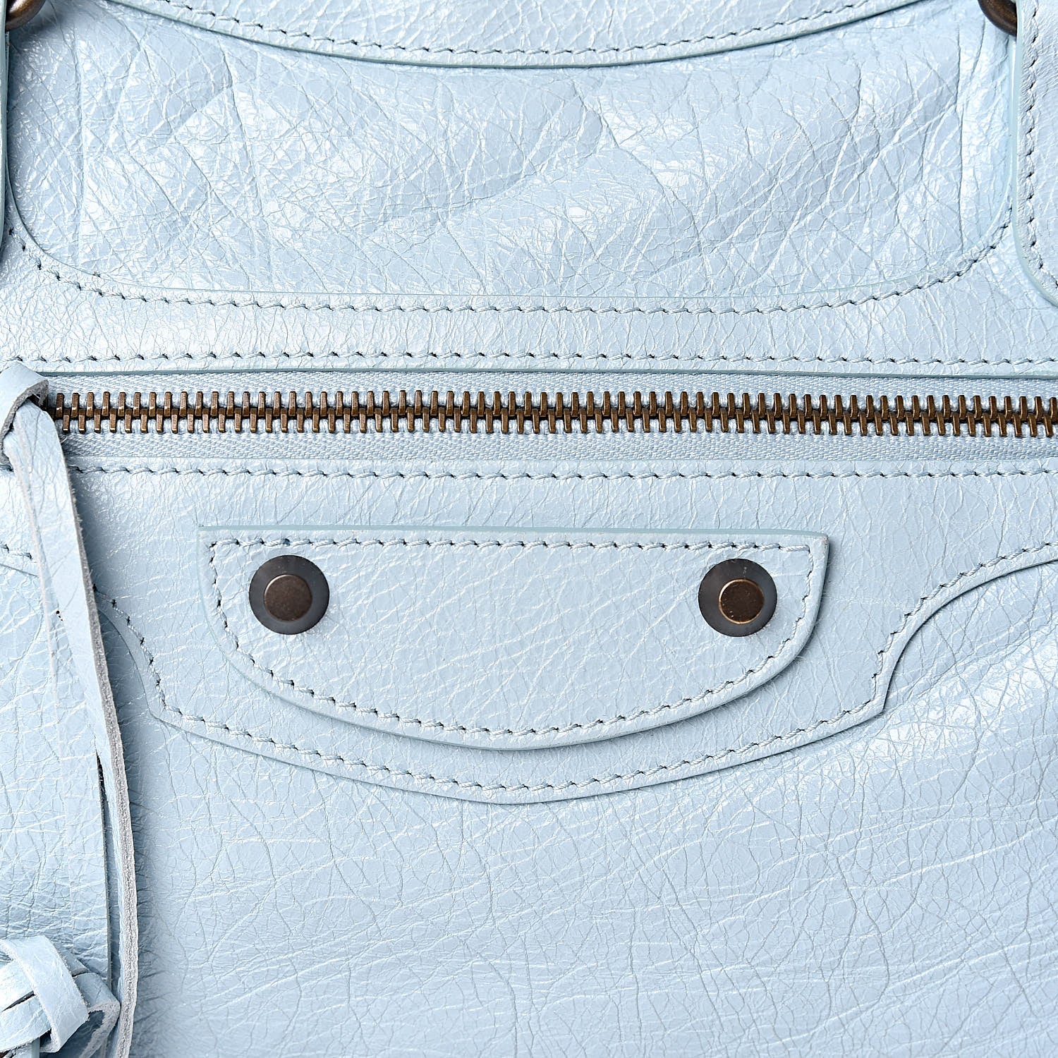 Balenciaga Agneau Classic Hardware City Bleu Dragee 12 of 21