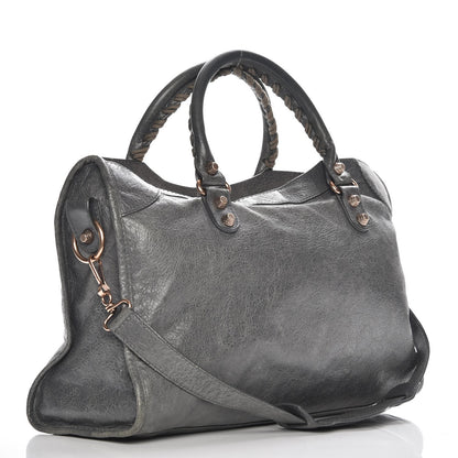 Balenciaga Agneau Giant 12 Rose Gold Hardware City Gris Tarmac 4 of 9