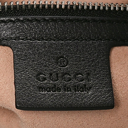 Gucci Calfskin Web Tiger Embroidered Large Dionysus Hobo Black 6 of 10