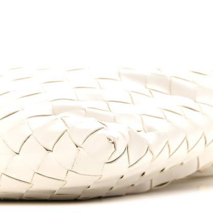 Bottega Veneta Calfskin Intrecciato Mini Hop White 9 of 9