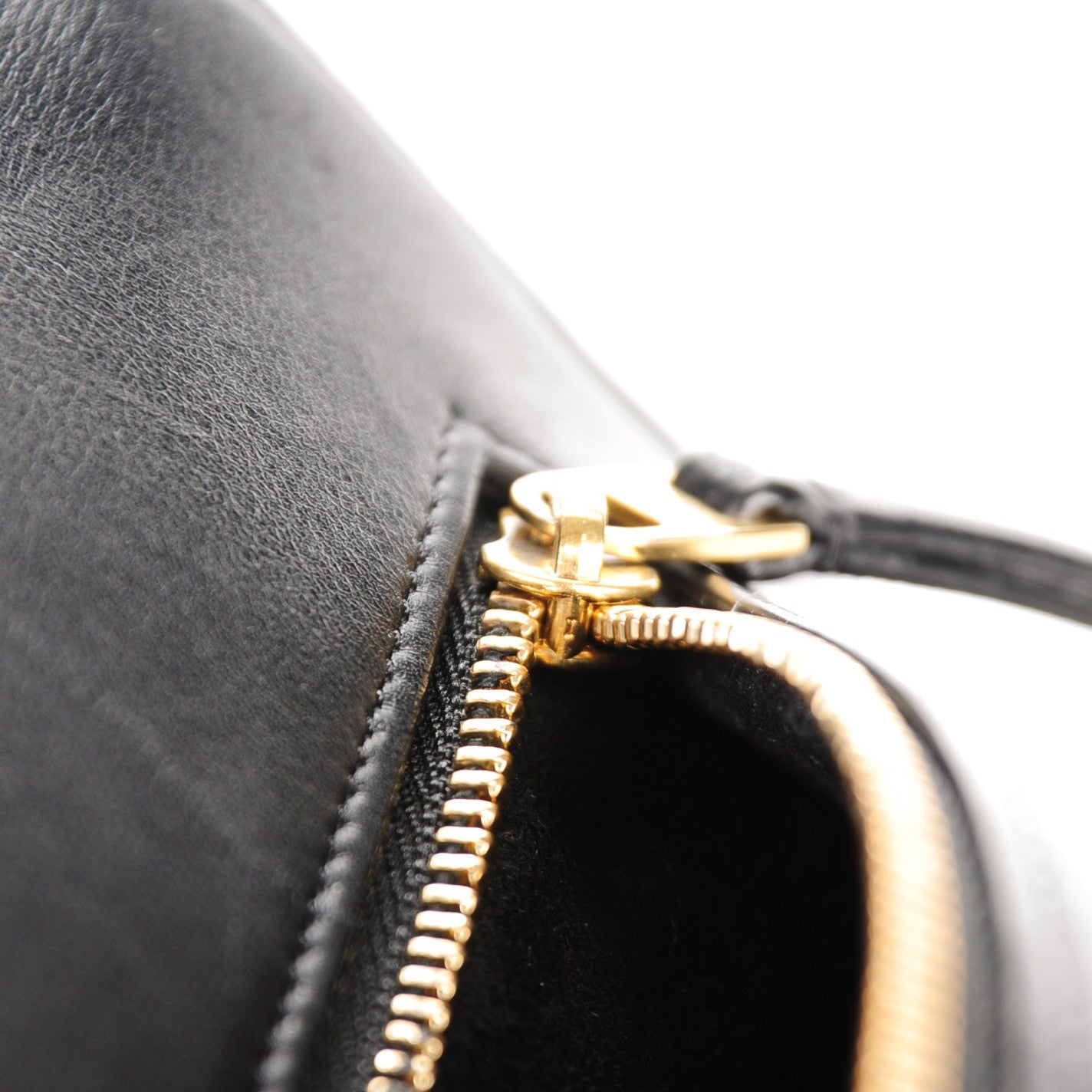 Celine Natural Calfskin Trotteur Messenger Black 6 of 8