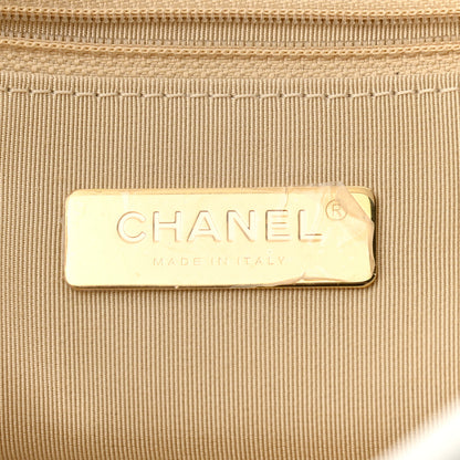 Chanel Goatskin Quilted Large Chanel 19 Flap White 6 of 10