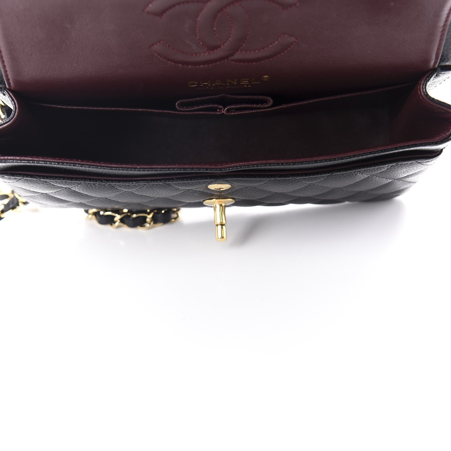 Chanel Caviar Quilted Small Double Flap Black 5 of 10