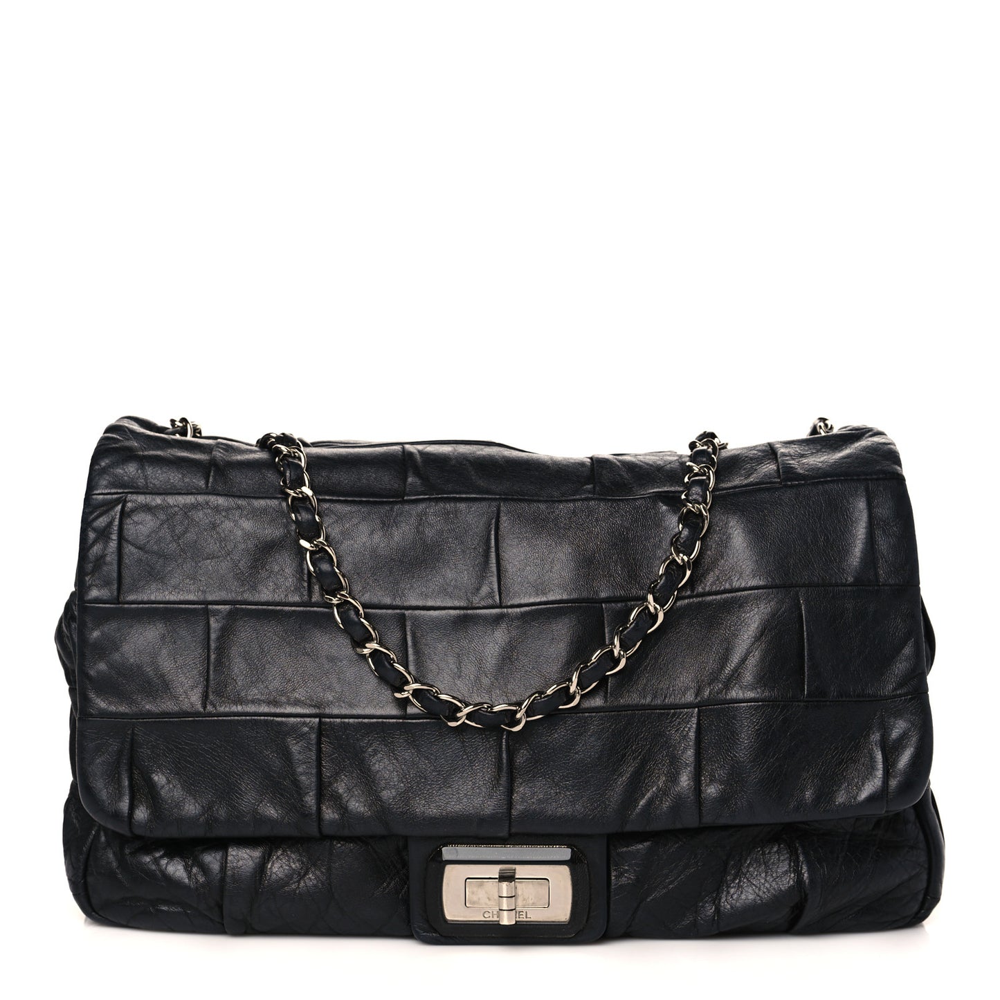Lambskin Igloo Single Flap Black