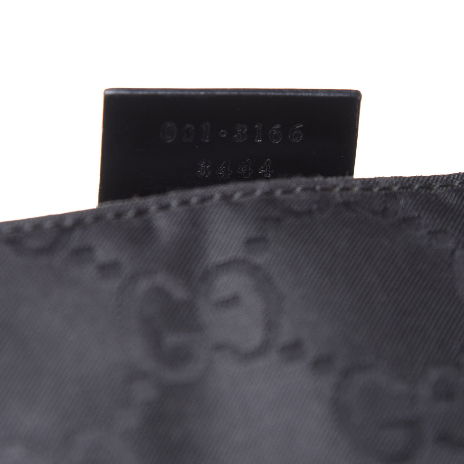 Gucci Nylon Monogram Hobo Black 6 of 10