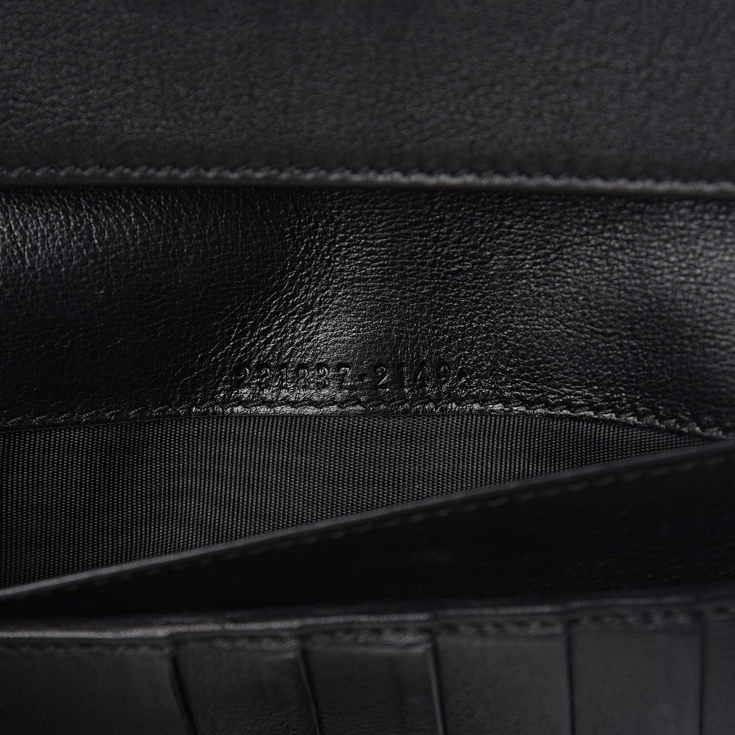 Gucci Guccissima Continental Wallet Black 7 of 16