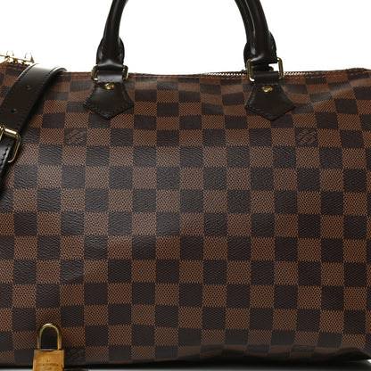 Louis Vuitton Damier Ebene Speedy Bandouliere 30 7 of 13