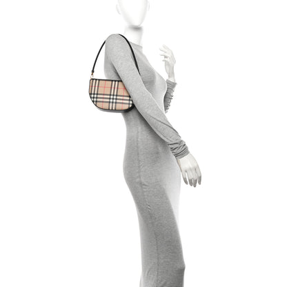 Burberry Vintage Check Calfskin Olympia Slim Pouch Archive Beige 2 of 9