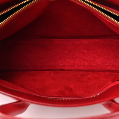 Saint Laurent Calfskin Small Sac De Jour Lipstick Red 7 of 25