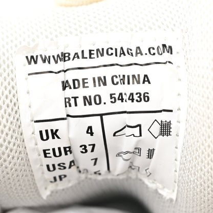 Balenciaga Mesh Nylon Womens Track Sneakers 37 White 8 of 10