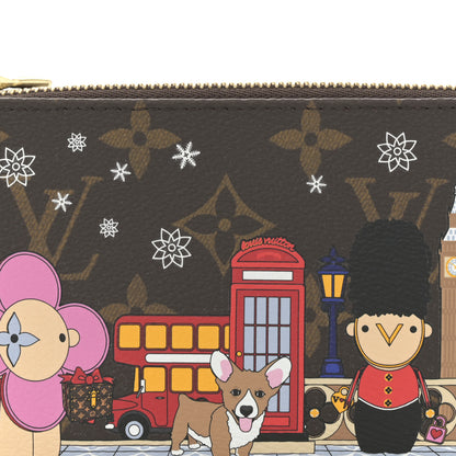 Louis Vuitton Monogram 2021 Christmas Animation London Mini Pochette Accessories Red 8 of 11