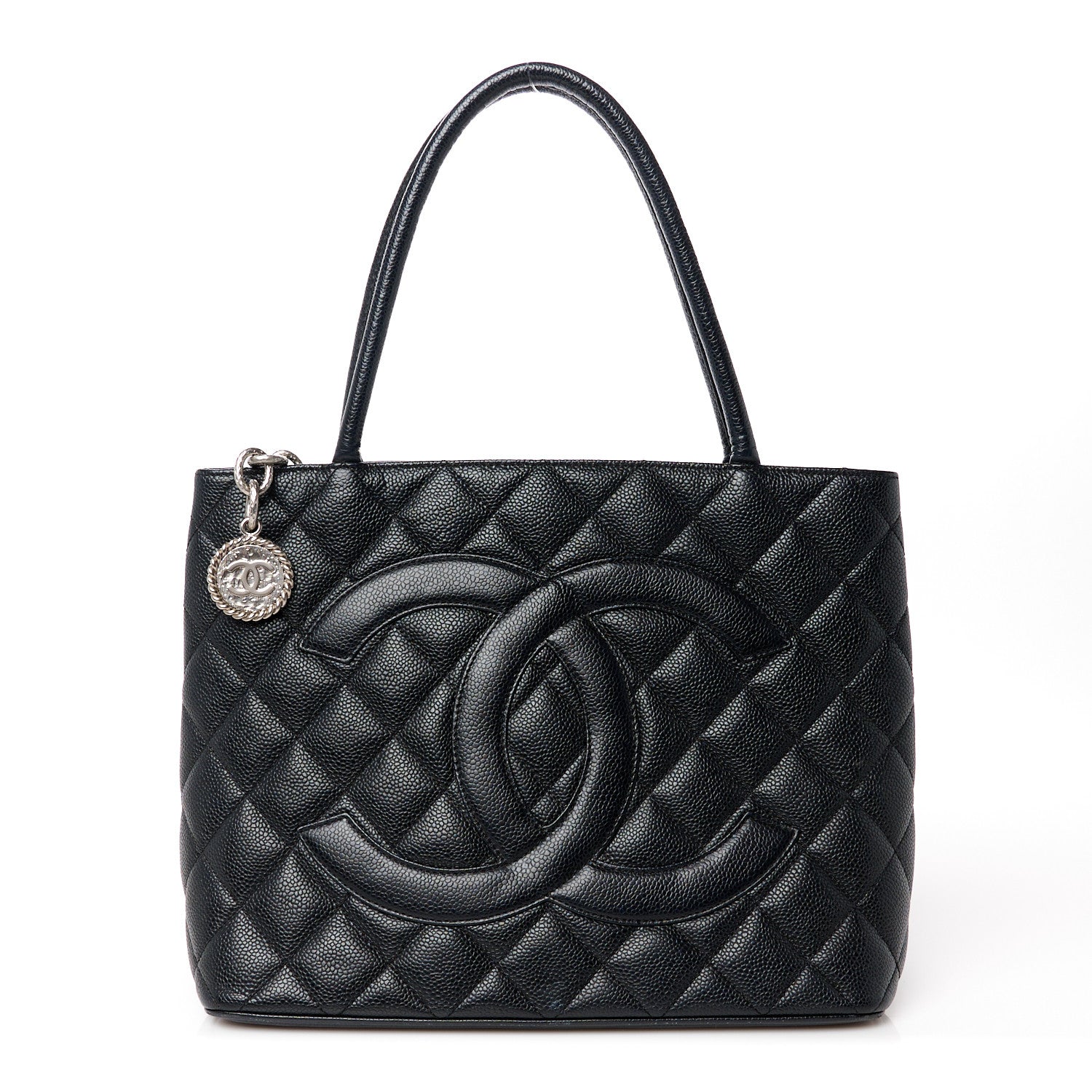 Chanel Caviar Quilted Medallion Tote Black 1 of 11