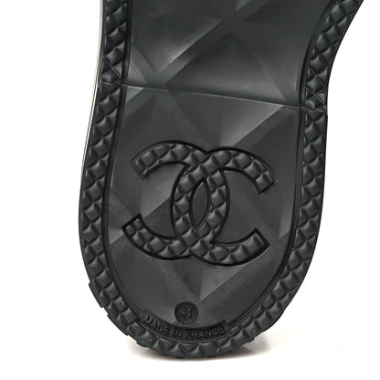 Chanel Caoutchouk CC High Boots 41 Black 7 of 10