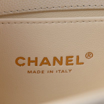 Chanel Caviar Quilted Small Boy Flap  White 6 of 12