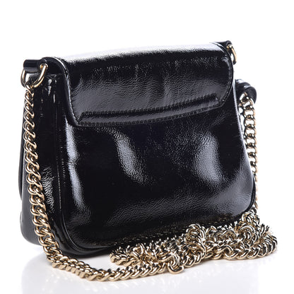 Gucci Vernice Naplack Small Soho Flap Crossbody Black 3 of 12