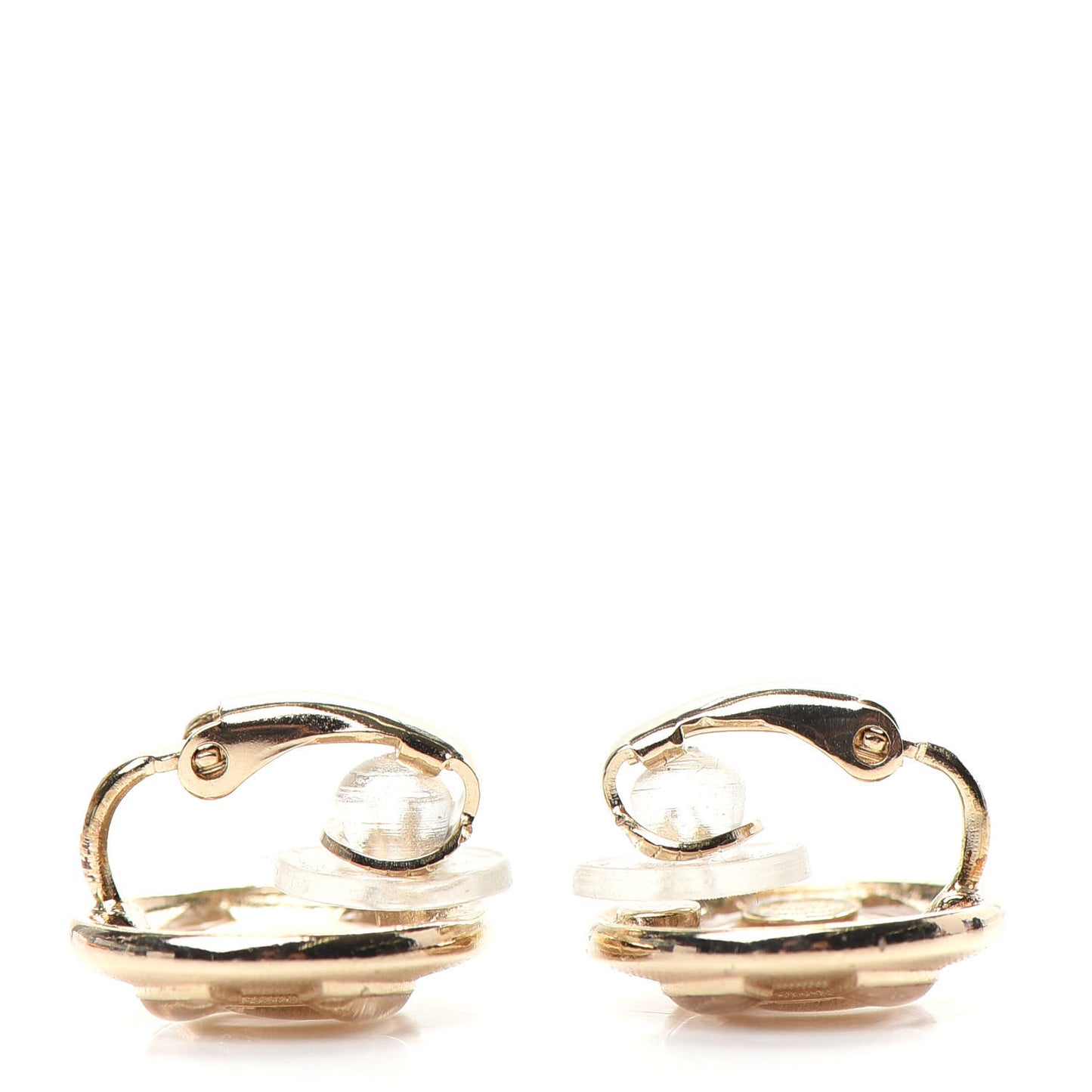 CC Clip On Earrings Gold