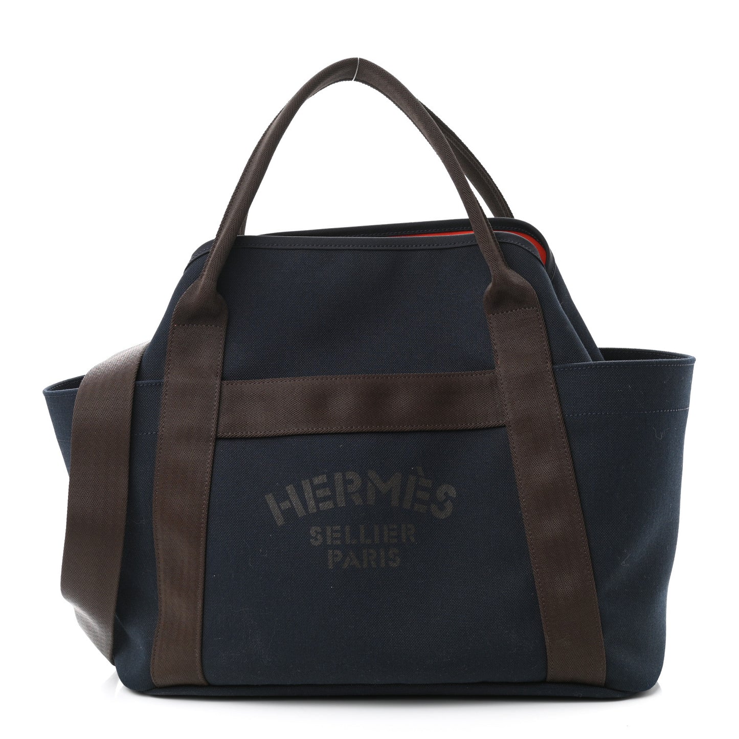 Canvas The Grooming Bag Bleu Navy Feu