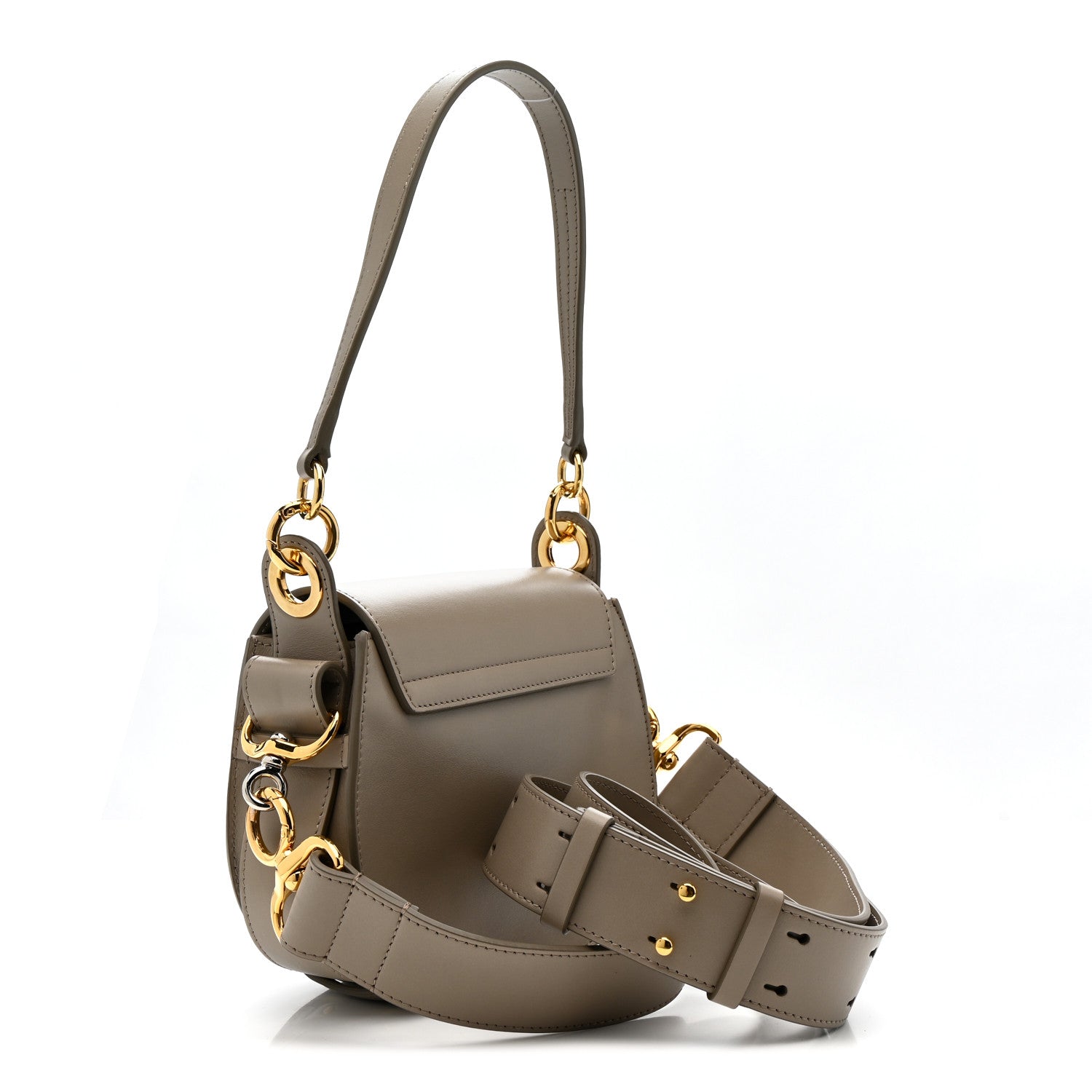 Chloe Calfskin Small Tess Bag Motty Grey 3 of 10