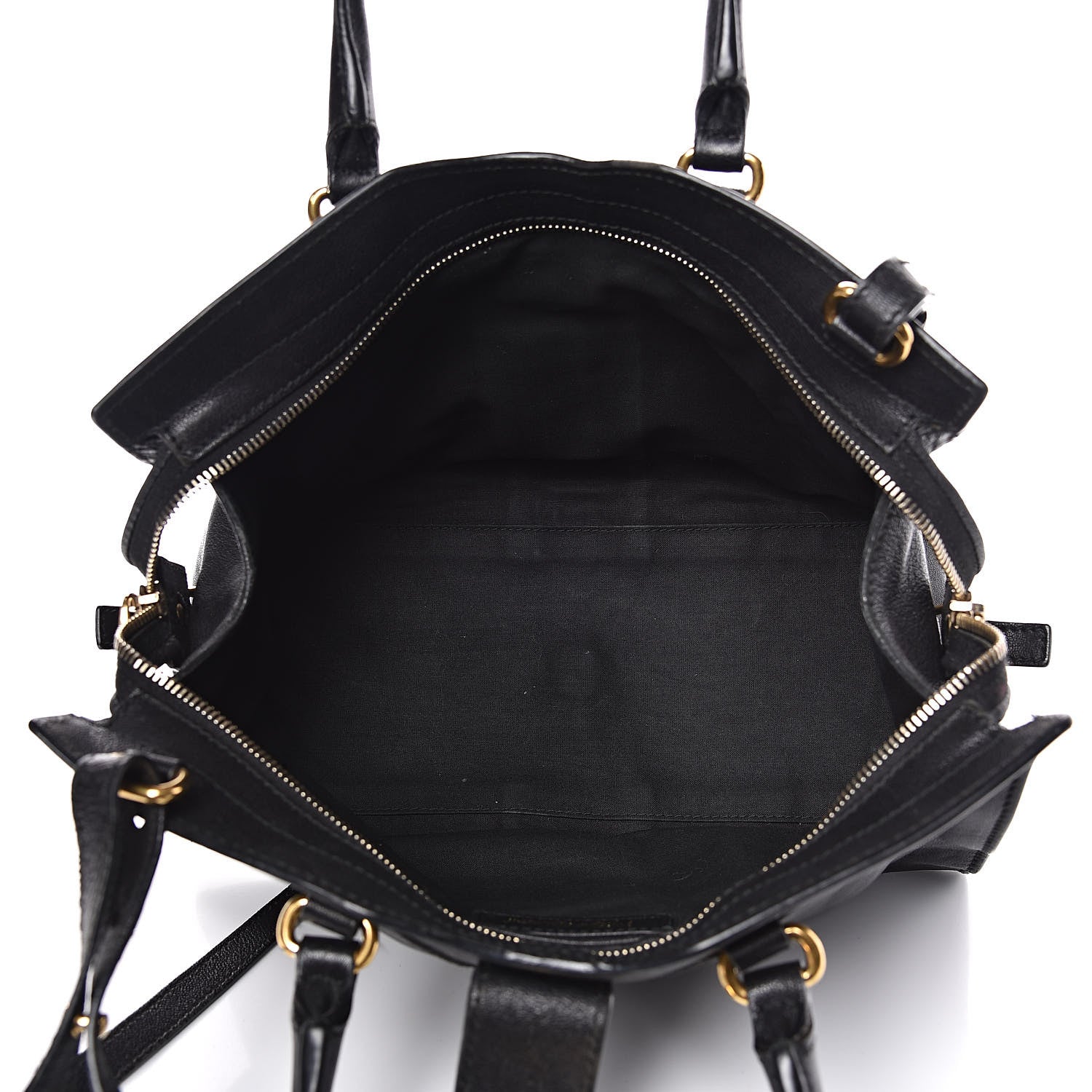 Saint Laurent Sheepskin Small Cabas ChYc Black 5 of 19