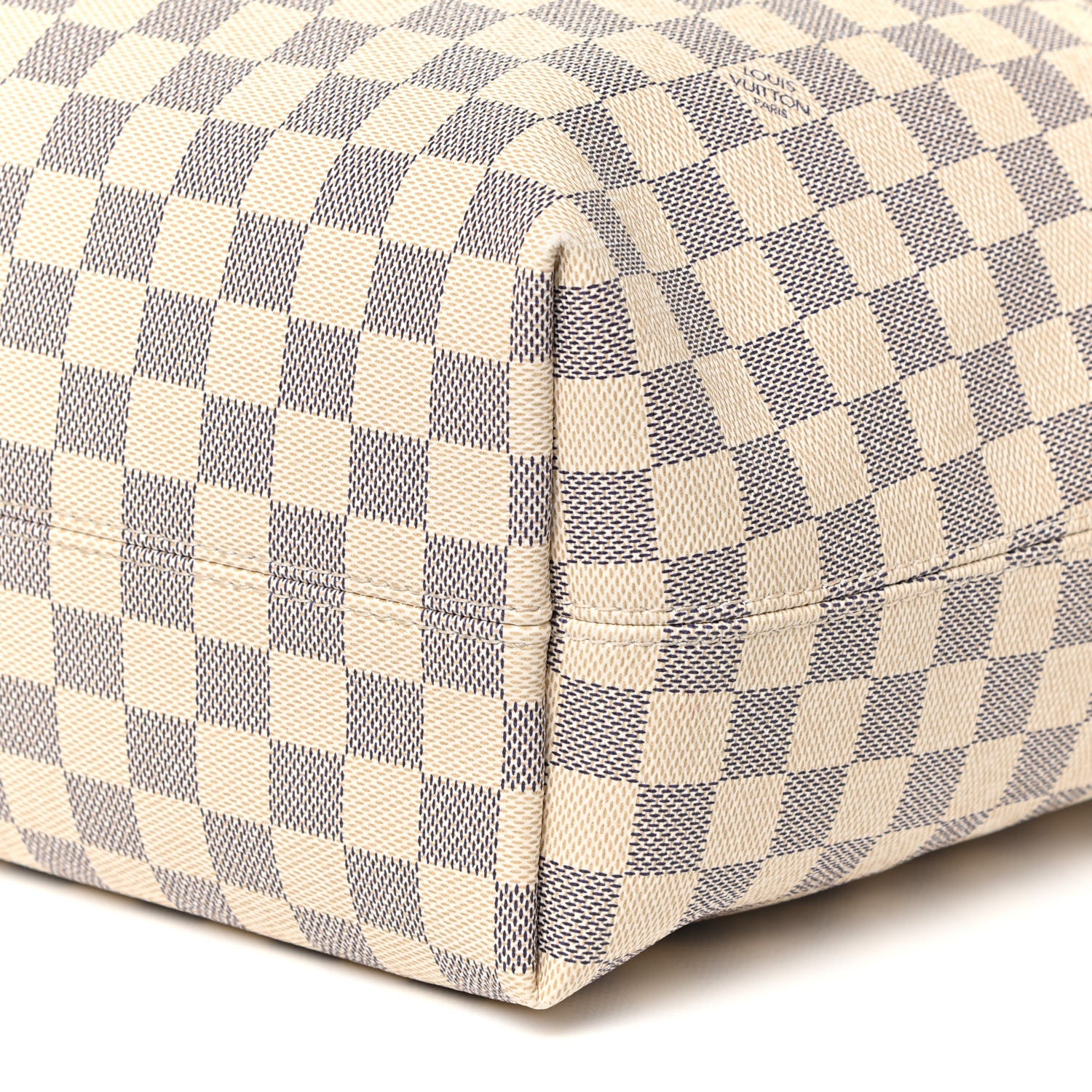 Louis Vuitton Damier Azur Graceful MM Rose Ballerine 9 of 15