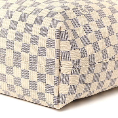 Louis Vuitton Damier Azur Graceful MM Rose Ballerine 9 of 15