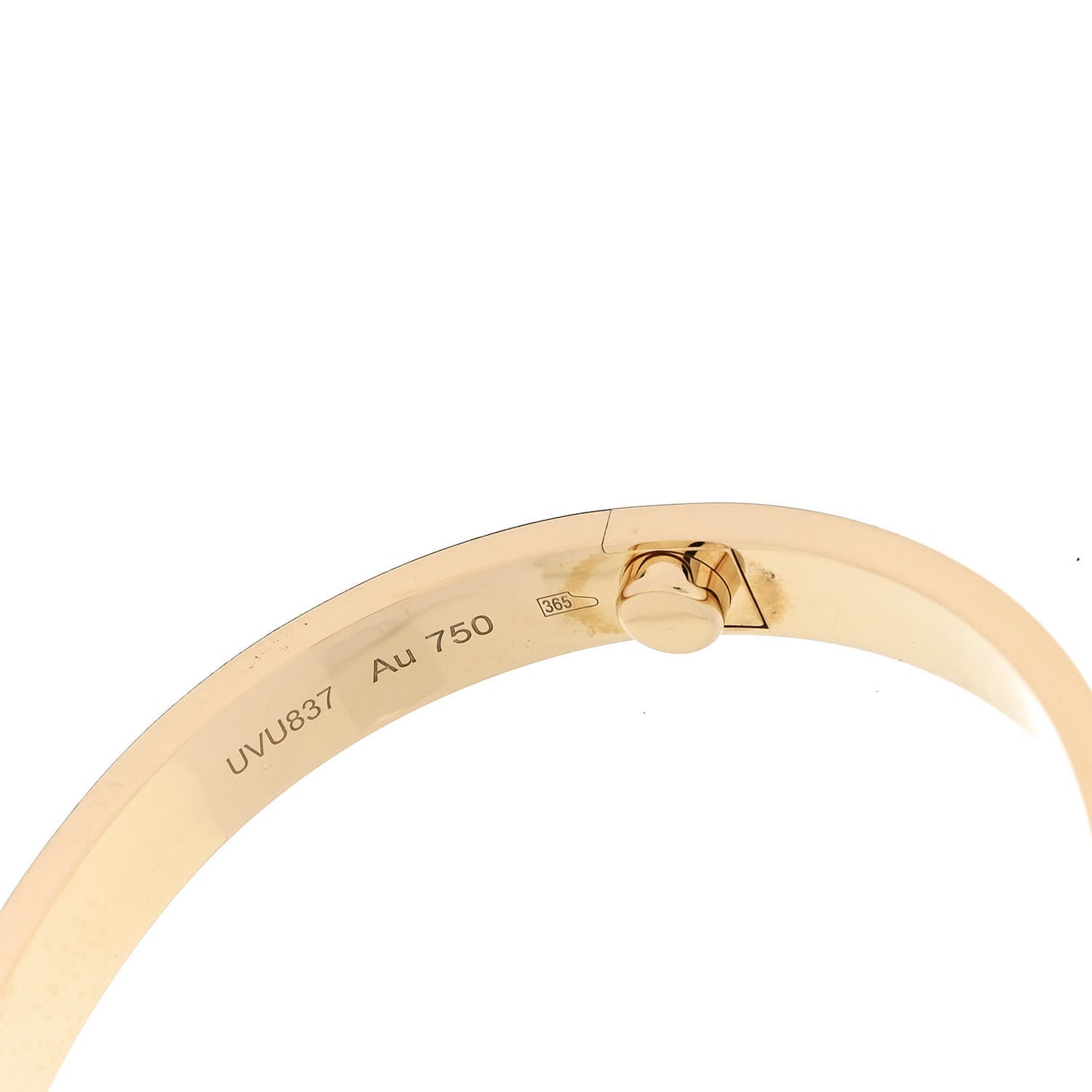 18K Yellow Gold LOVE Bracelet 17