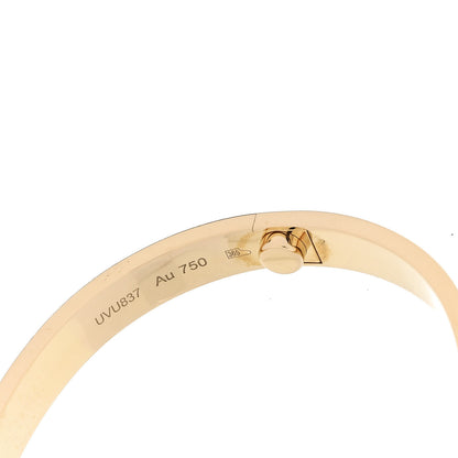 Cartier 18K Yellow Gold LOVE Bracelet 17 7 of 9