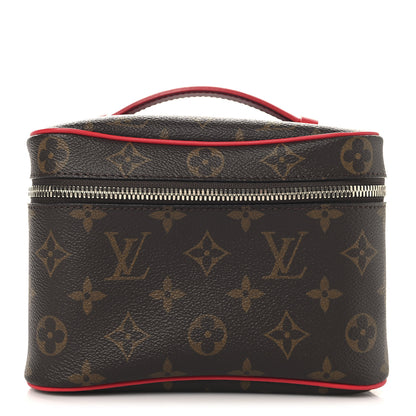 Louis Vuitton Monogram Macassar Nice Mini Rouge 1 of 7