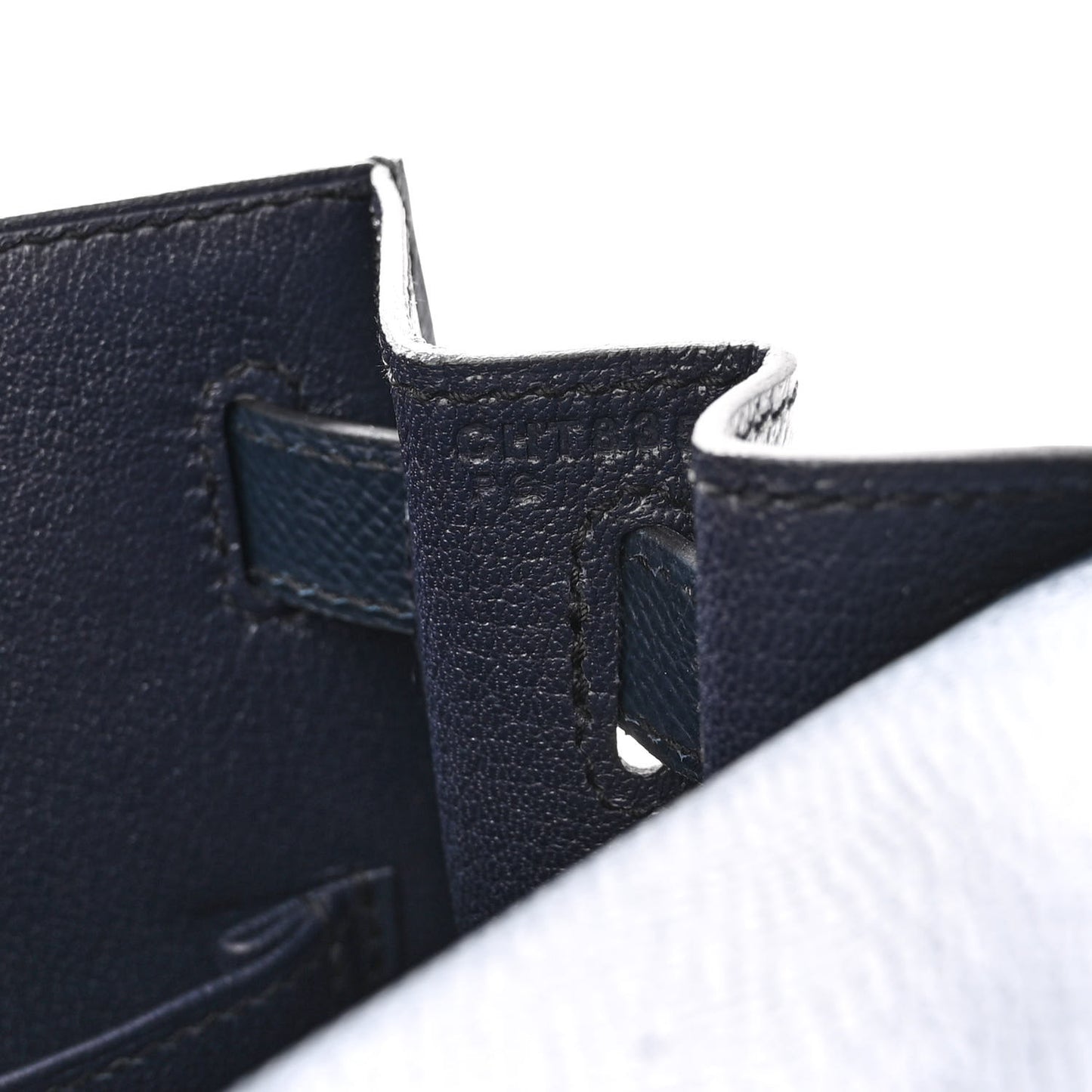 Epsom Kelly Sellier 28 Bleu Indigo