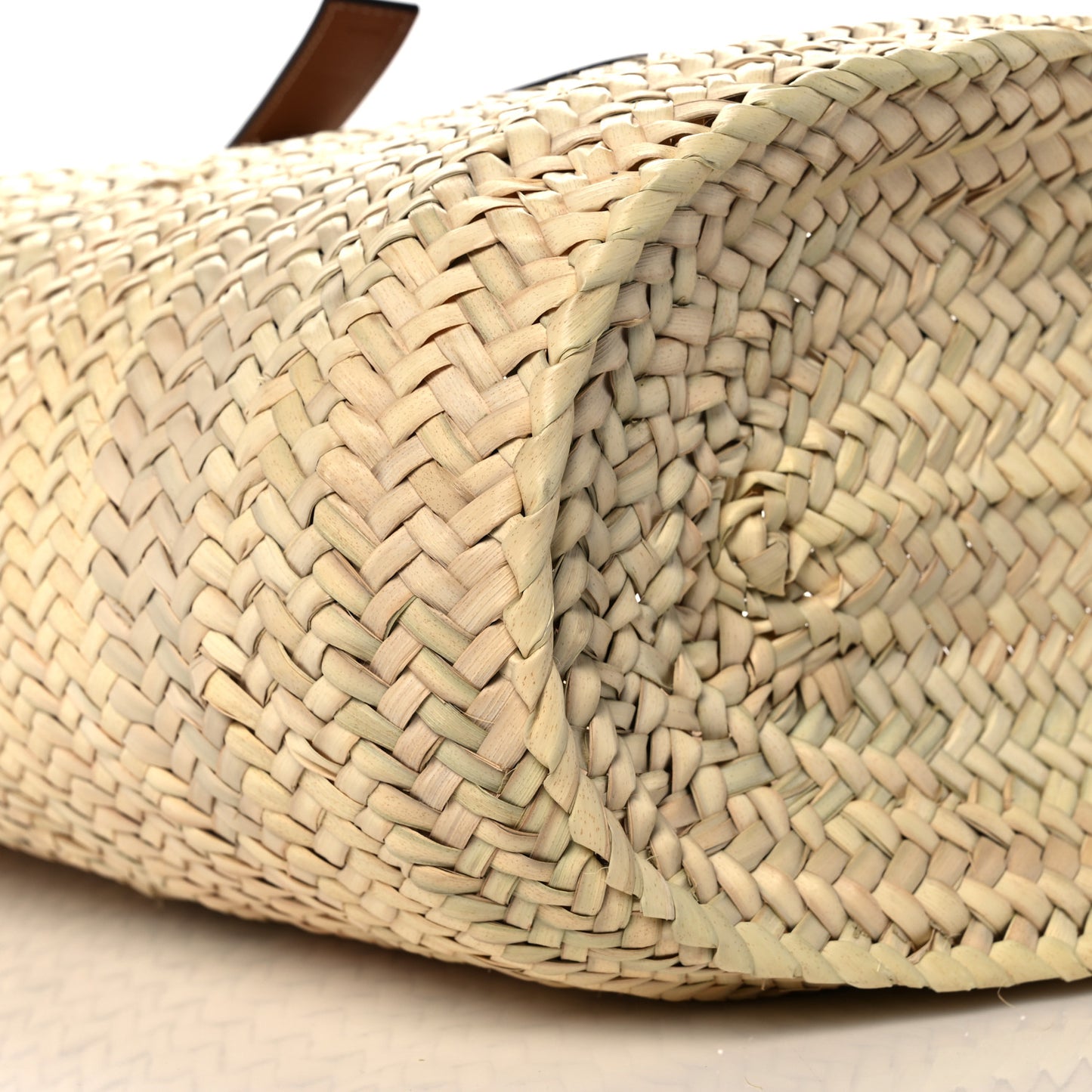 Raffia Large Basket Tote Bag Natural Tan