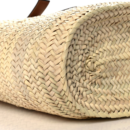 Loewe Raffia Large Basket Tote Bag Natural Tan 9 of 10