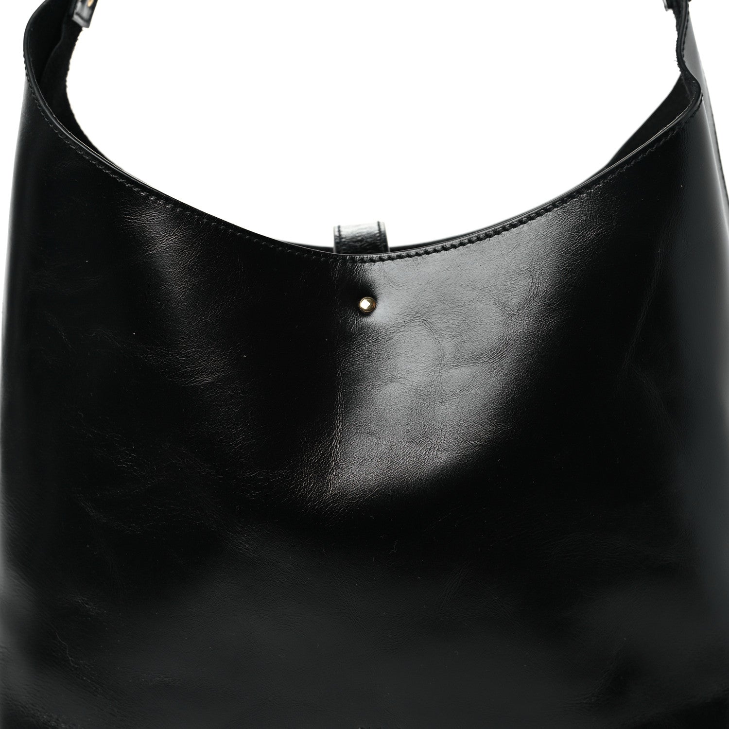 Chloe Shiny Calfskin Small Marcie Hobo Bag Black 8 of 10