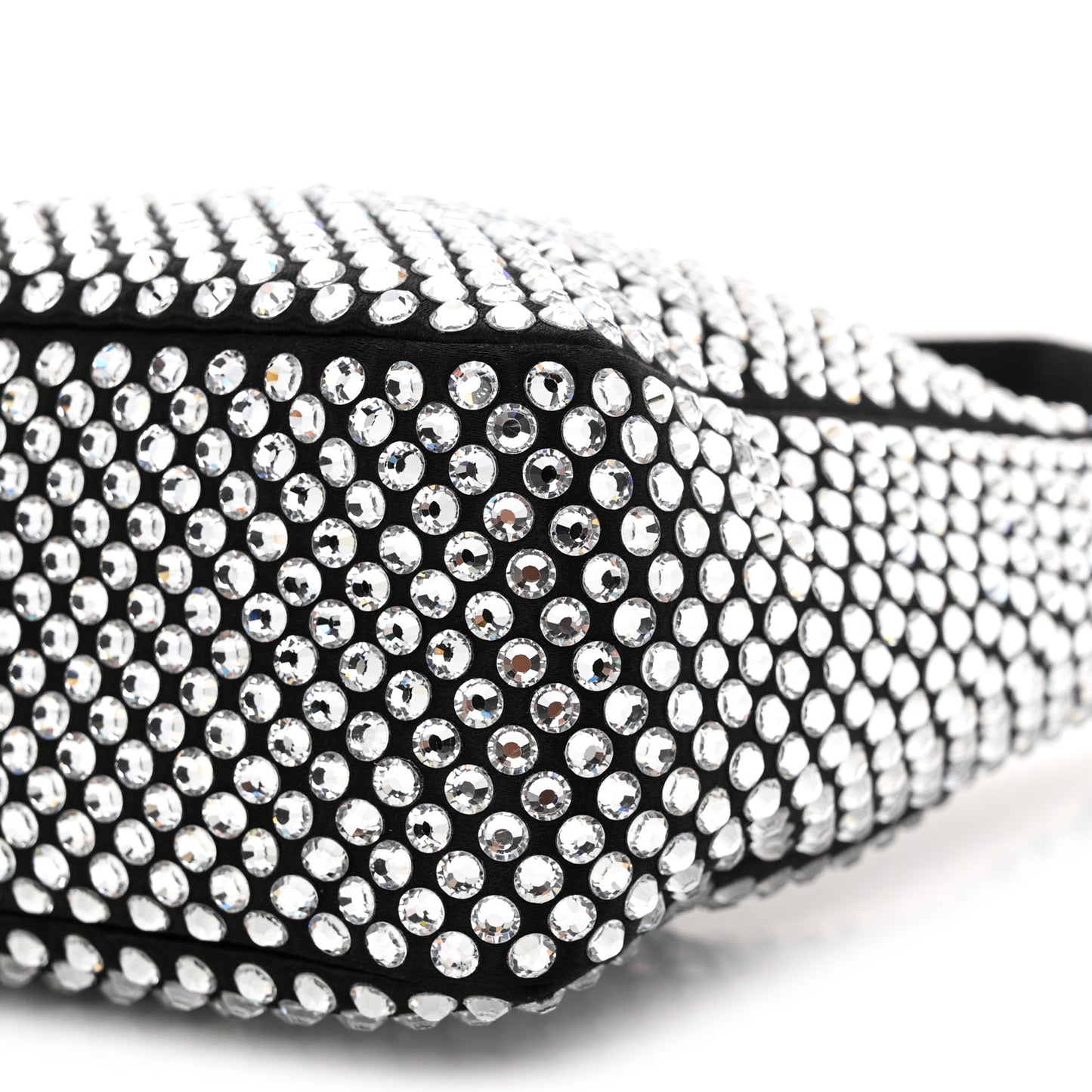 Satin Crystal Mini Re-Edition 2000 Bag Cristal