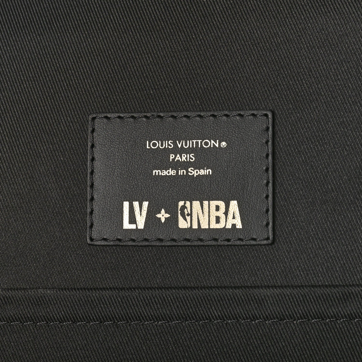 Louis Vuitton LOUIS VUITTON X NBA Grained Calfskin Monogram Basketball Backpack Black 6 of 9