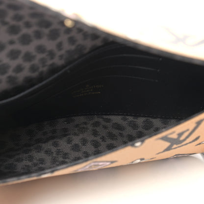 Louis Vuitton Monogram Wild At Heart Felicie Strap & Go Arizona Creme 5 of 8