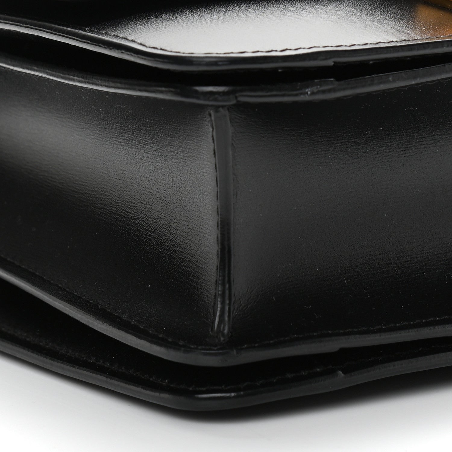 Celine Box Calfskin Small Classic Box Flap Bag Black 9 of 10