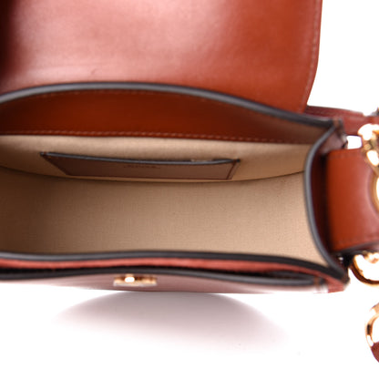 Chloe Calfskin Small Tess Bag Sepia Brown 5 of 9