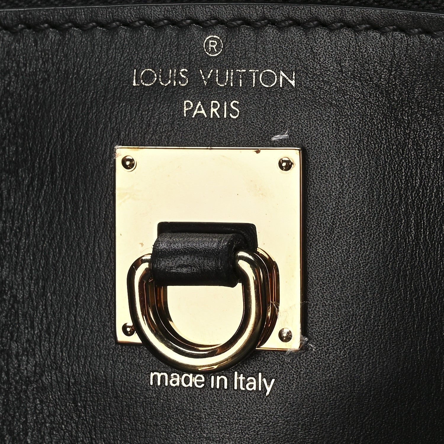 Louis Vuitton Calfskin Studded City Steamer PM Black 6 of 10