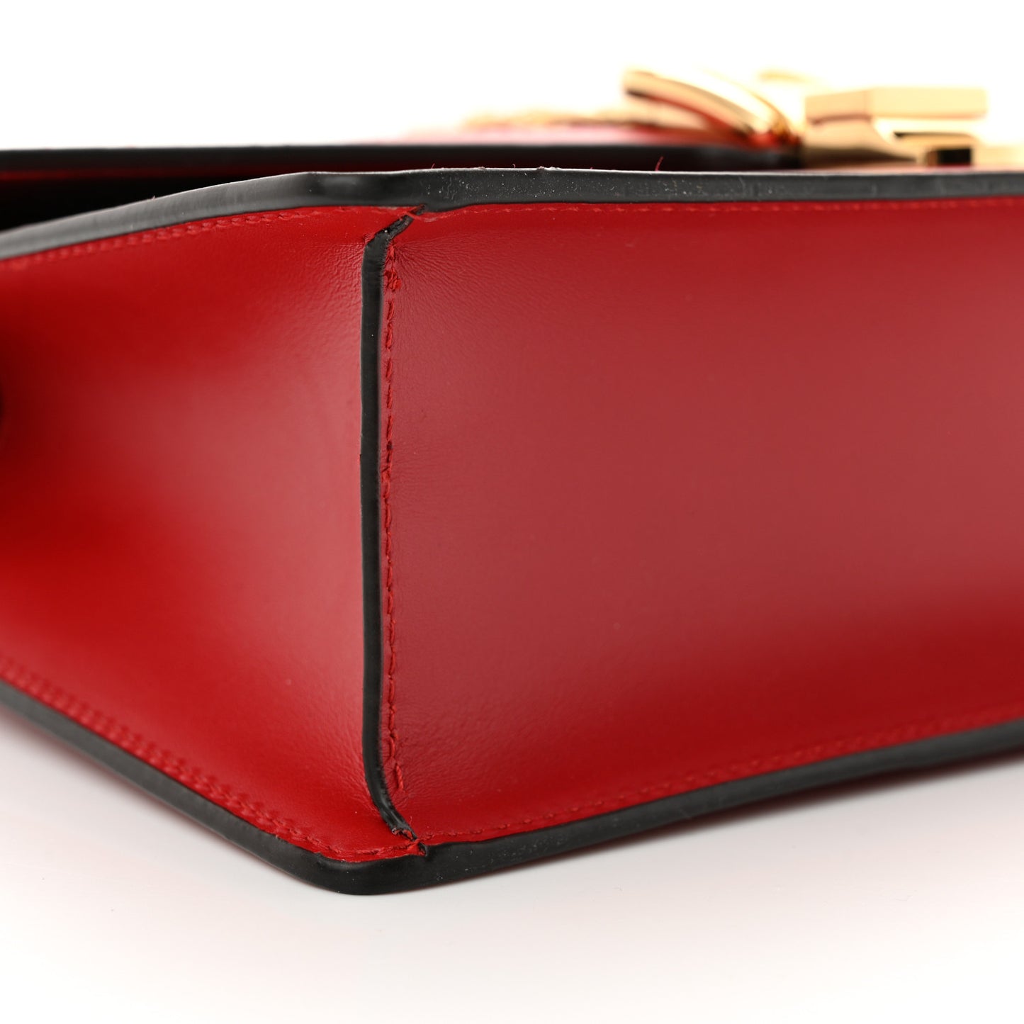 Calfskin Small Sylvie Shoulder Bag Hibiscus Red