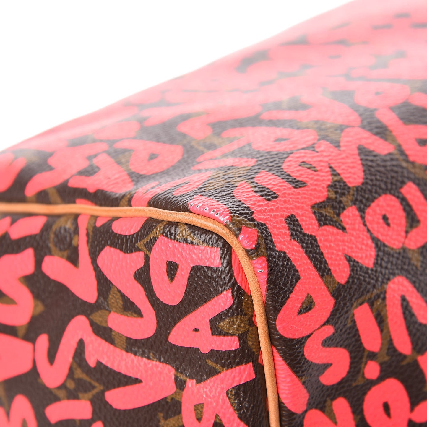 Monogram Graffiti Speedy 30 Fuchsia