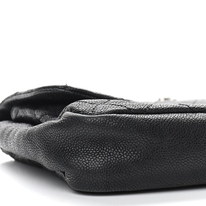 Chanel Caviar Quilted Medium Simply CC Flap Black 9 of 10