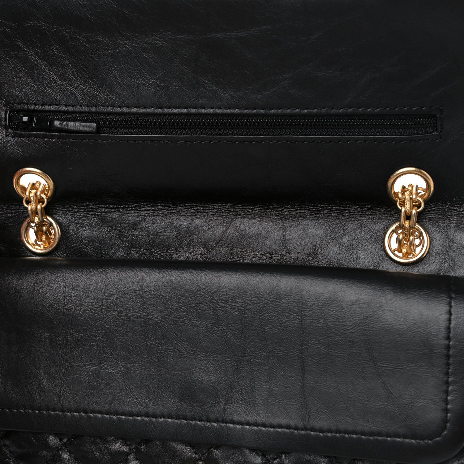 Chanel Aged Calfskin Quilted 2.55 Reissue 225 Flap Black 10 of 10