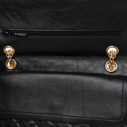 Chanel Aged Calfskin Quilted 2.55 Reissue 225 Flap Black 10 of 10