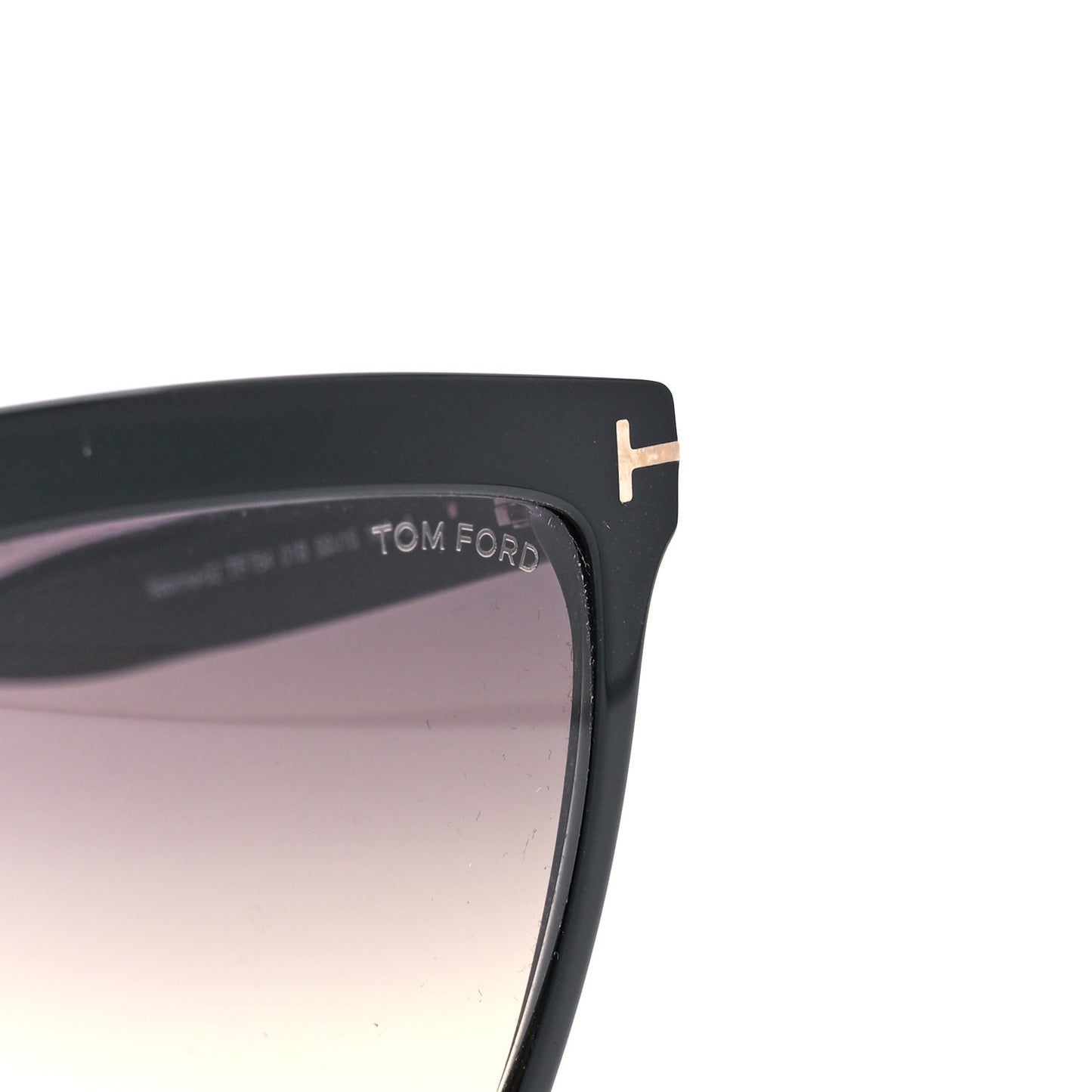 Acetate Polarized Sabrina Cat Eye Sunglasses TF764 Black