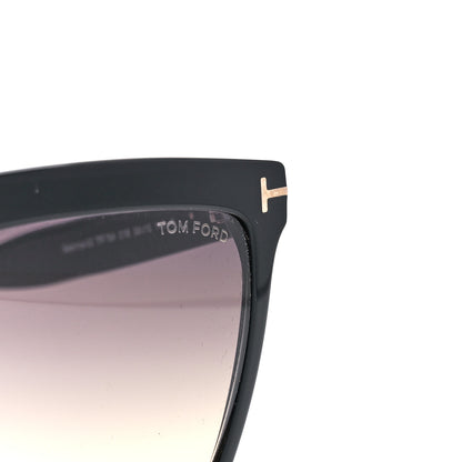 Tom Ford Acetate Polarized Sabrina Cat Eye Sunglasses TF764 Black 7 of 8