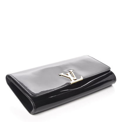 Louis Vuitton Patent Louise EW Clutch Black 4 of 7