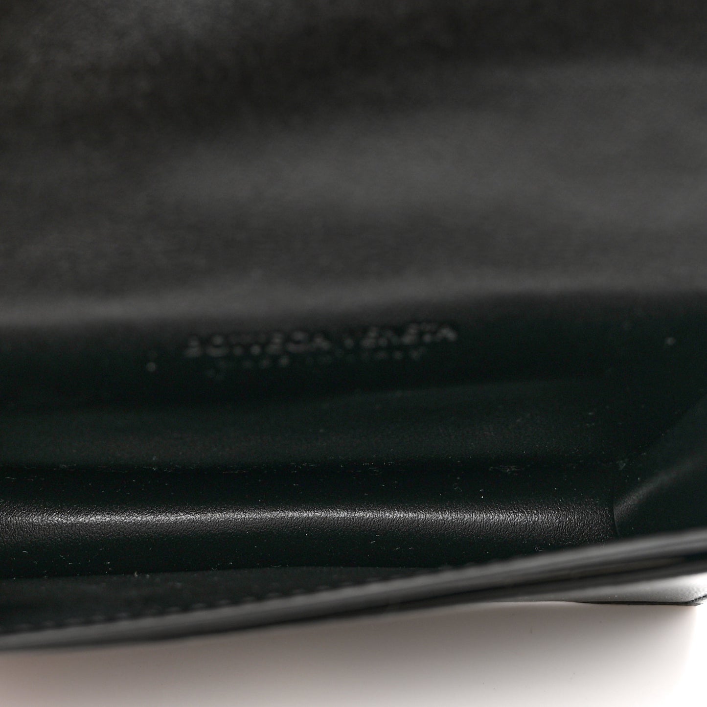 Nappa Intrecciato Card Holder Black